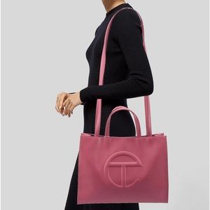 brand new medium sized corned beef telfar bag. bag is sold out on website.